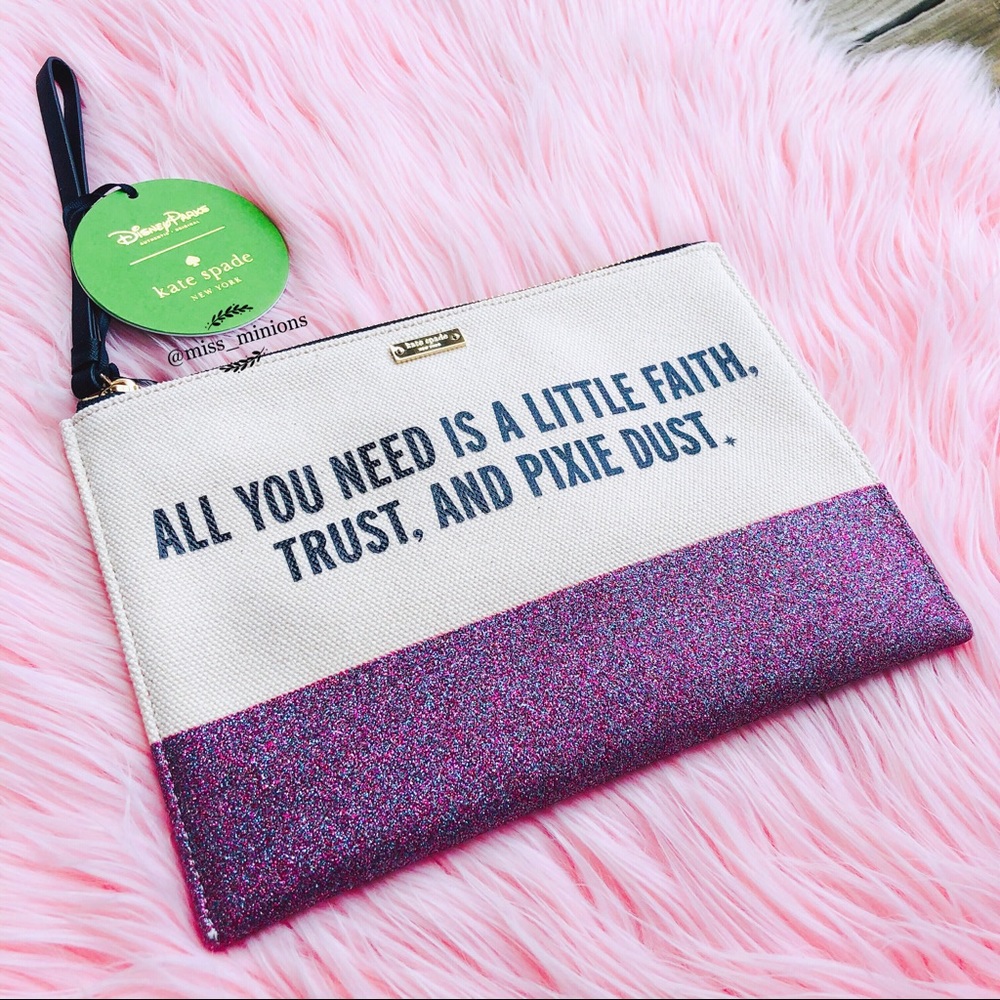 ✨HP✨Kate Spade Disney Pixie Dust Clutch - Picture 4 of 7